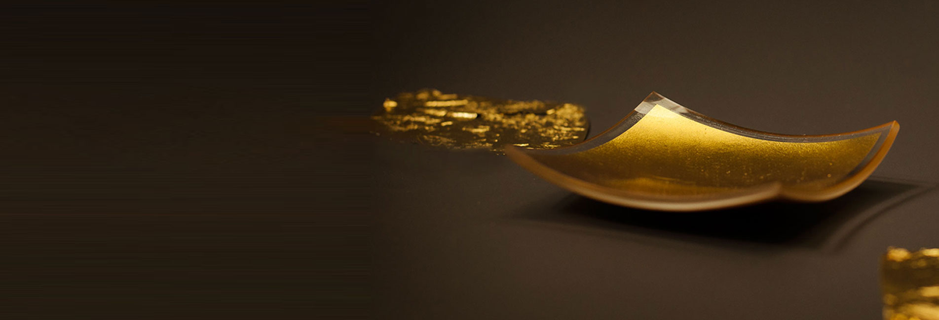 24k gold in glass Homeware